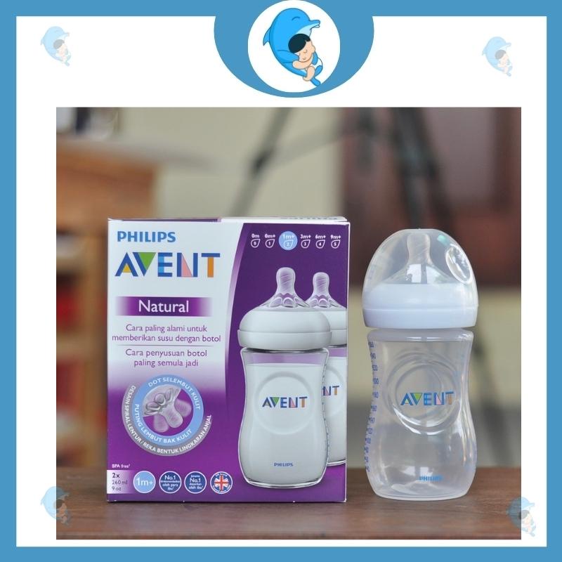 Bình Sữa Philips Avent Natural 125/260/330ml Cổ Rộng Chống Đầy Hơi Và Chống Sặc Mẫu Cũ