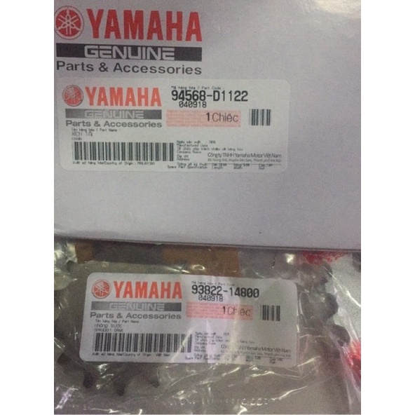 Nhông sên dĩa zin exciter 150 / nhông xích yamaha exciter 150 zin hãng