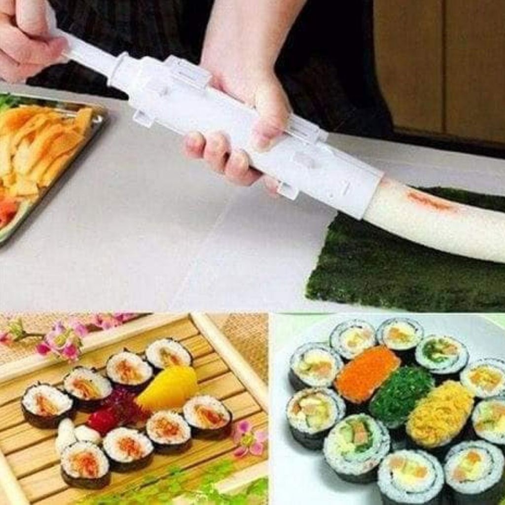 khuôn làm cơm cuộn vừa làm kimpap vừa làm sushi rất ok tiện lọi cho những bạn không khéo tay