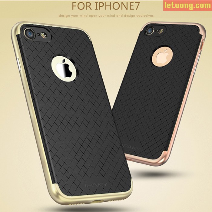 Ốp lưng Iphone 7 Ipaky Case + kính cường lực