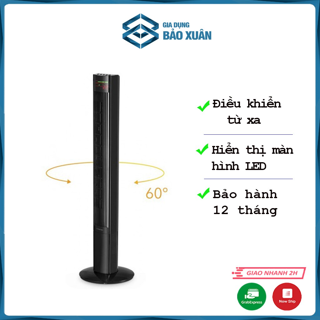 Quạt tháp UNOLD 86855 Skyline màu đen - Nhập Đức