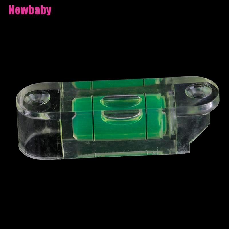 [Newbaby] Bong Bóng Acrylic Cấp Độ Vuông Mini Kèm Đinh Vít Tai