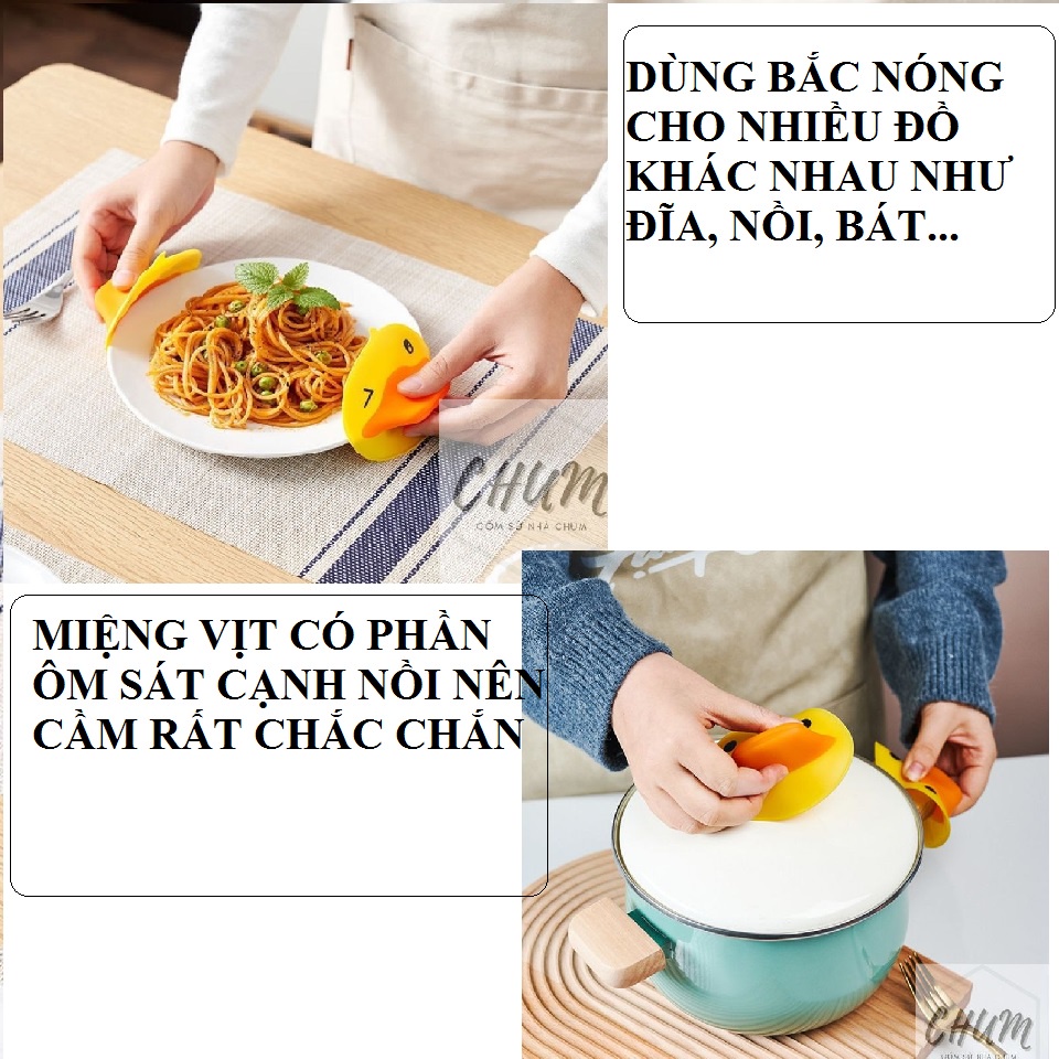 găng tay bắc nóng hình mỏ vịt dễ thương chumdecor NB98