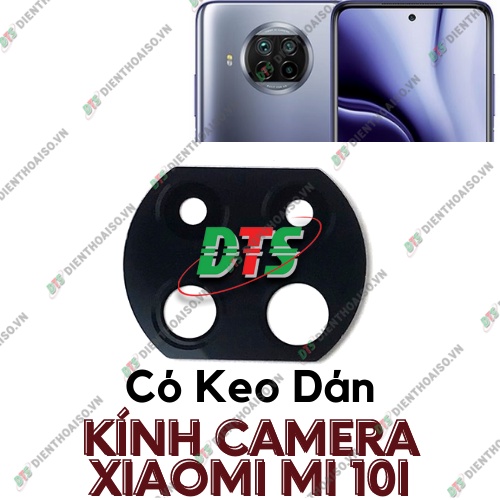 Kính camera xiaomi mi 10i kèm keo dán