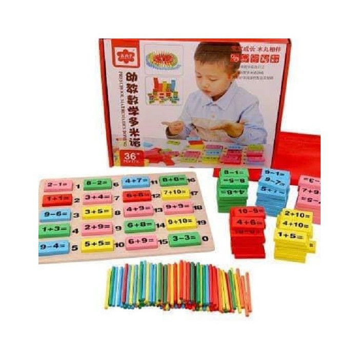 Đồ chơi Bộ học Toán Domino bằng gỗ