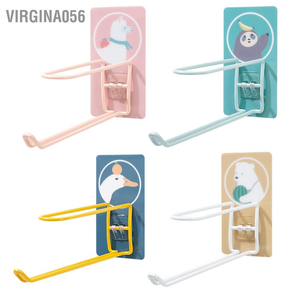 Giá treo áo khoác treo tường hình động vật hoạt hình 2 lớp bằng và keo dán acrylic tự dính