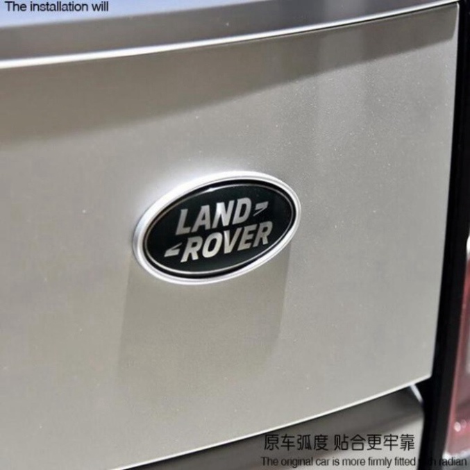 Logo biểu tượng sau xe Land Rover kích thước 90×48mm (HÀNG LOẠI 1)