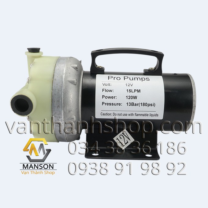 Bơm nước áp lực mini PRO PUMP, 12V 15L/P