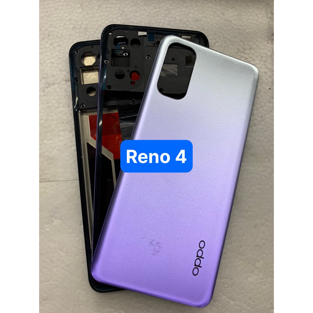 Bộ xương, sườn, viền, lưng vỏ điện thoại oppo reno 4 hàng zin