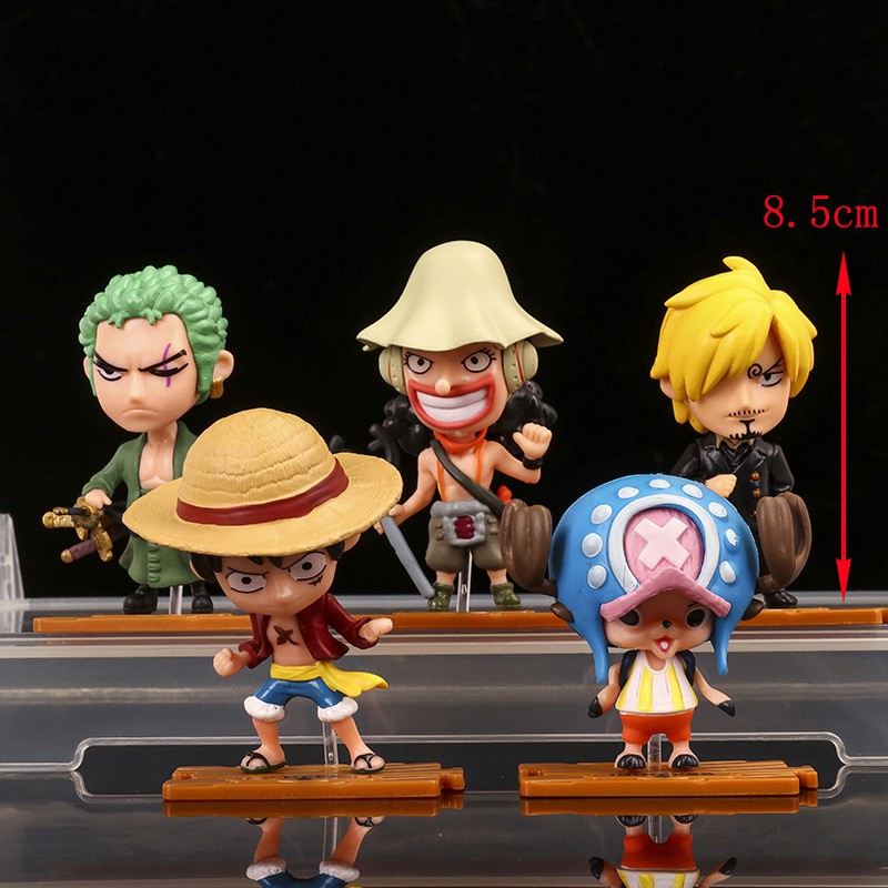 Set 10 Mô Hình Nhân Vật Team Luffy Trong Phim Hoạt Hình One Piece