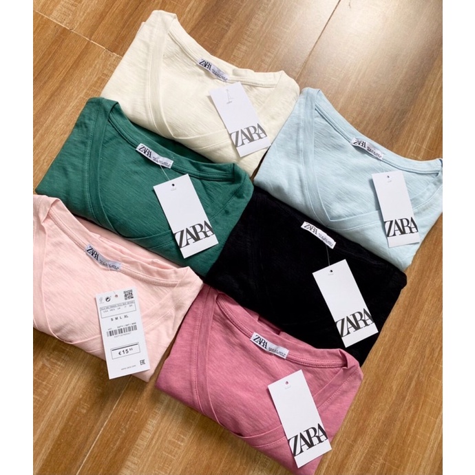 ÁO THUN CỔ TIM TRƠN VẢI XƯỢT ZR