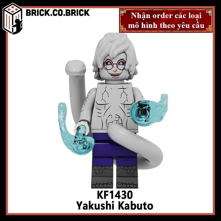 Naruto Madara Kikimaro KF6126 Đồ Chơi Non LEGO và Mini Figure Lắp Ráp Mô Hình Phim Truyện Anime Naruto Neji Sasuke