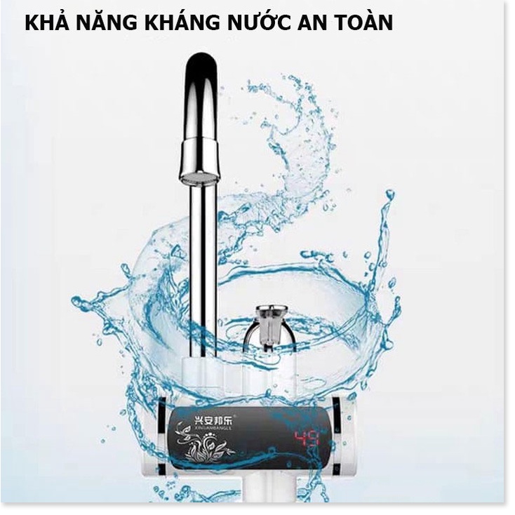 Máy Nóng Trực TiếpChống giậtlàm nóng trực tiếp tại vòi, tiết kiệm điện và nước, có Rơ-le chống giật an toàn.