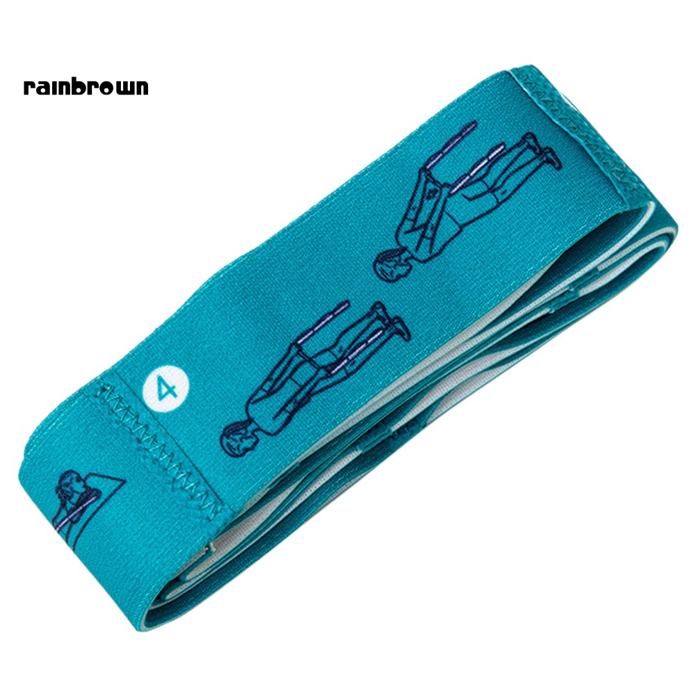 Dây Đai Kháng Lực Co Giãn Hỗ Trợ Luyện Tập Yoga / Thể Hình