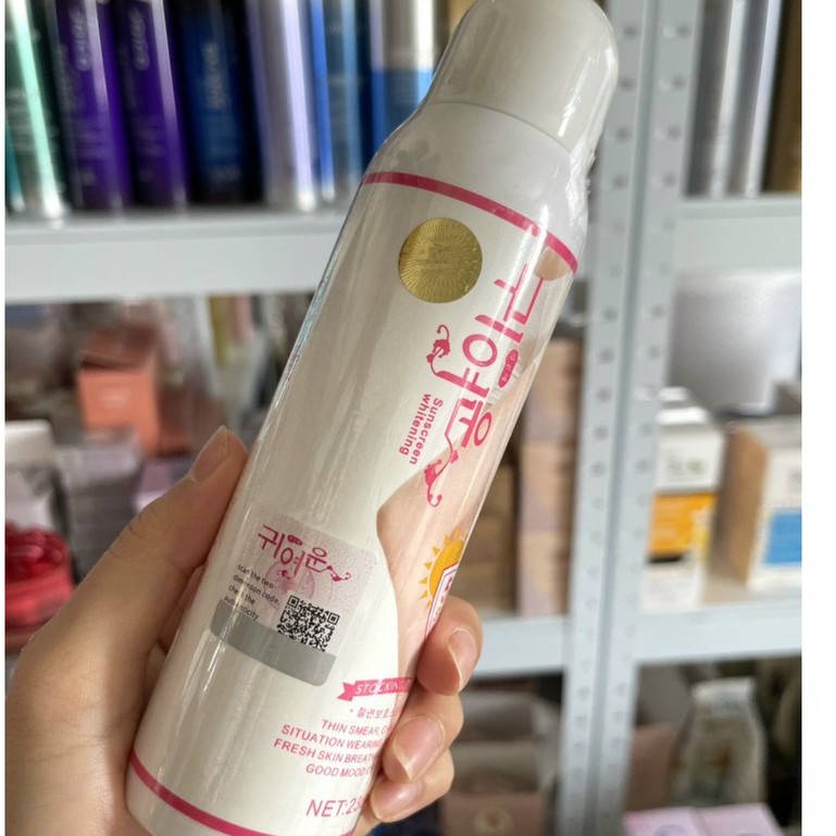 Xịt Tất Chống Nắng Che Khuyết Điểm Trắng Da STOCKINGS SPRAY HÀN QUỐC SPF 50 PA++ 238ML