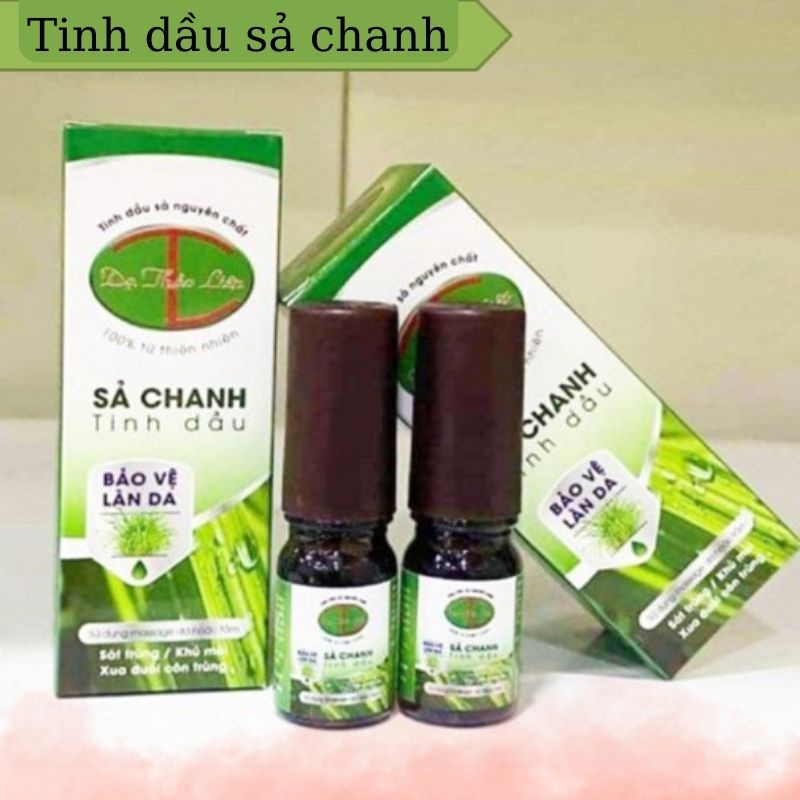 Tinh dầu chanh sả nguyên chất Dạ Thảo Liên 5ml giúp đuổi muỗi, xông phòng, thơm nhà, khử khuẩn làm 100% từ thiên nhiên