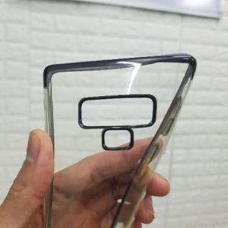 Ốp lưng Baseus Glitter Note 9 viền màu siêu dẻo
