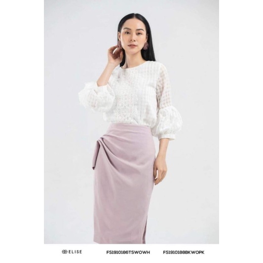 Chân váy nhúm eo Elise nguyên tag