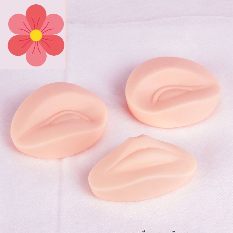 Đầu canh học phun xăm chất liệu silicon thay được mắt môi miệng loại 1