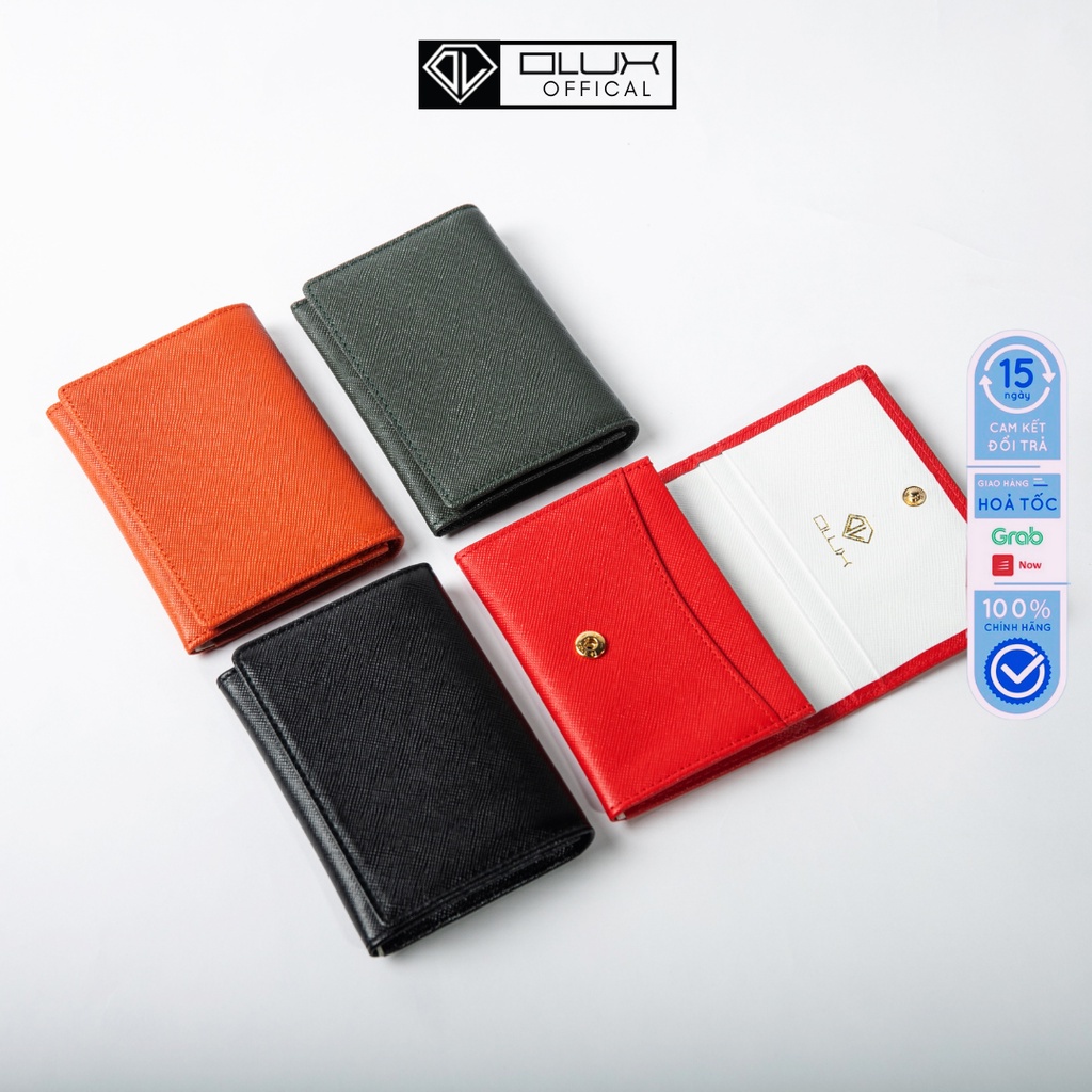 Ví nữ mini - ví mini da thời trang Cardholer KATE - thời trang OLUX - full box