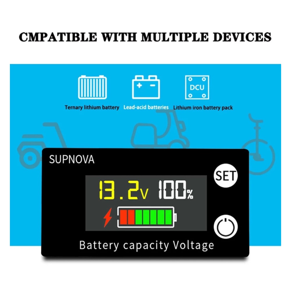 Vôn Kế Pcbfun LCD DC8-100V