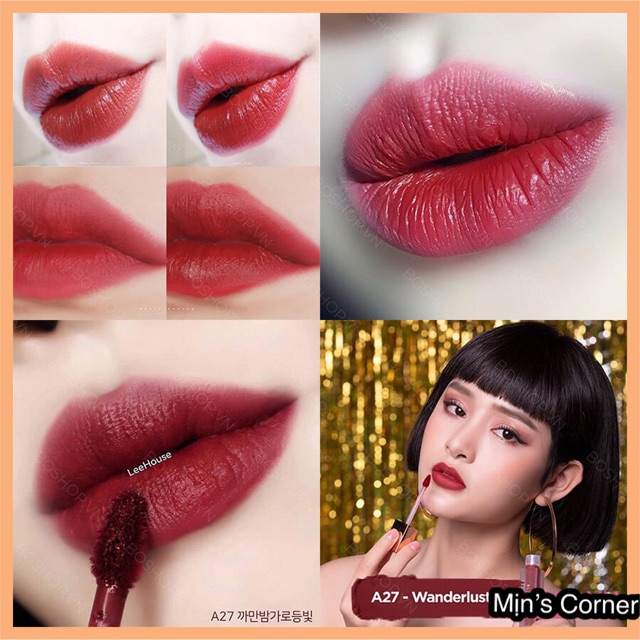 (CÓ SẴN ĐỦ 5 MÀU) Son BLACK ROUGE AIR FIT VELVET TINT VERSION 5 | BigBuy360 - bigbuy360.vn