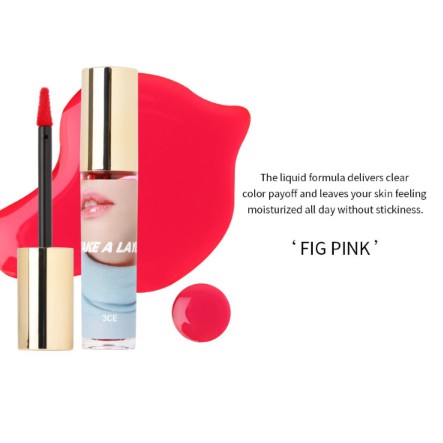 [Mã COS2207 giảm 10% đơn 500K] Son Tint 3CE Take A Layer Tinted Water Tint (Iron Red, Fig Pink) | BigBuy360 - bigbuy360.vn