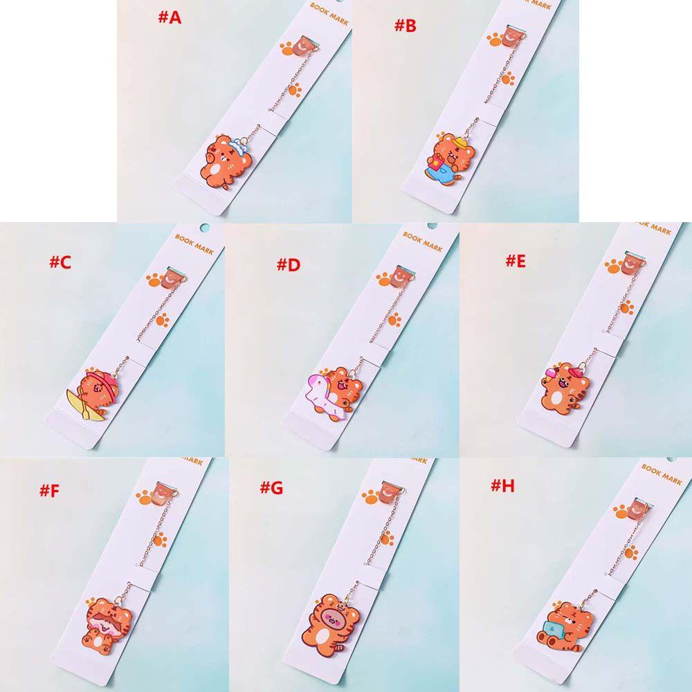 Kẹp Đánh Dấu Trang Sách Bằng Thép Không Gỉ Hình Hổ PEWANY Tiger Đáng Yêu