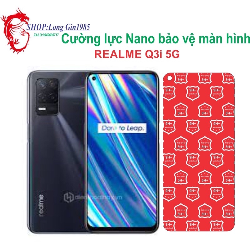 Realme Q3i 5G Cường lực dẻo Nano chống va đập chống trầy xước tốt