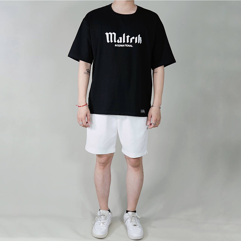 Áo phông unisex MALTRIK International form rộng áo thun basic chất cotton thoáng mát có size lớn cho người Bigsize
