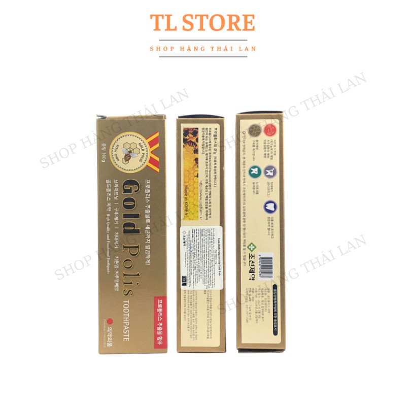 Kem đánh răng bảo vệ nướu, sạch mảng bám Kem đánh răng cao cấp GOLD POLIS 180g