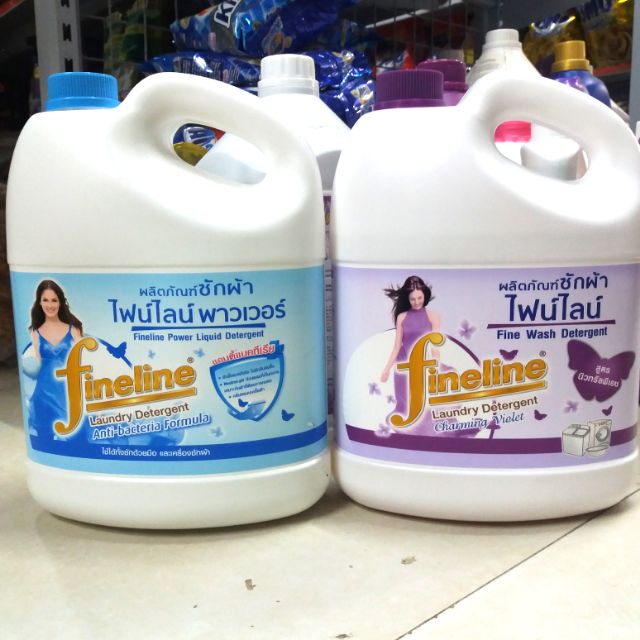 Nước giặt Thái Lan Fineline can 3l.