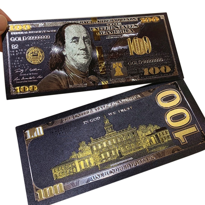Bộ 100 Tấm Mạ Vàng Đen Xinh Xắn Cho Búp Bê