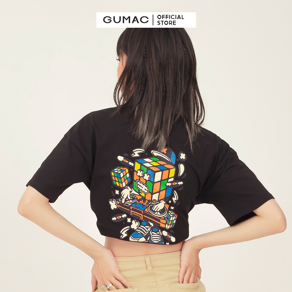 Áo thun nữ in chữ Gumac form basic trẻ trung, thời trang unisex ATB388 | BigBuy360 - bigbuy360.vn