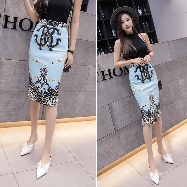 HOT HOT Chân váy bút chì 3D họa tiết lạ, độc | BigBuy360 - bigbuy360.vn