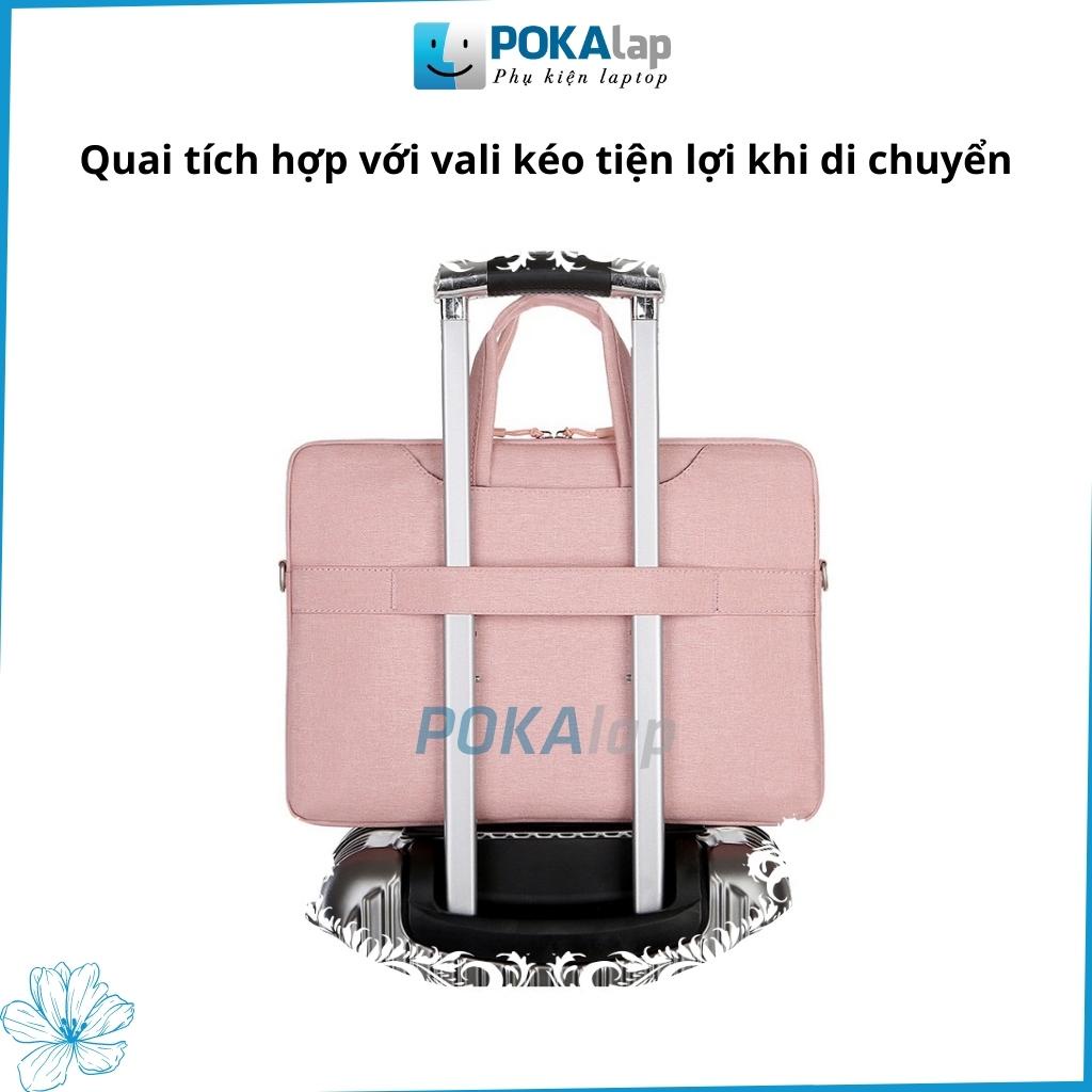 Túi chống sốc laptop cao cấp POKA62 chống nước, nhiều màu thời trang cho nam nữ văn phòng13 inch 14 inch 15,6 inch