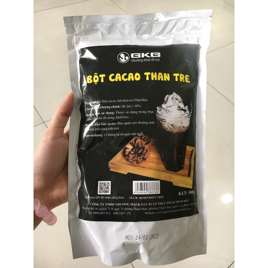 Bột ca cao than tre BKB (dùng cho đồ uống than tre)
