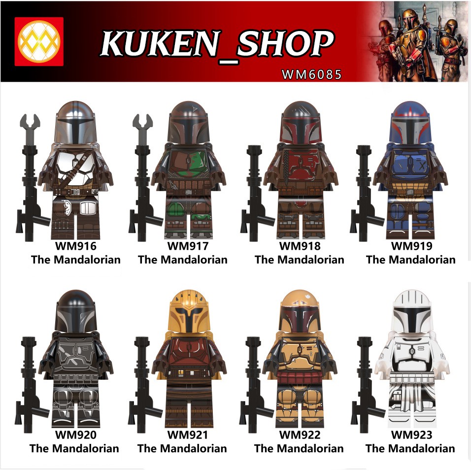 Minifigures Star Wars Các Mẫu Nhân Vật Trong Seri Phim The Mandalorian WM6085