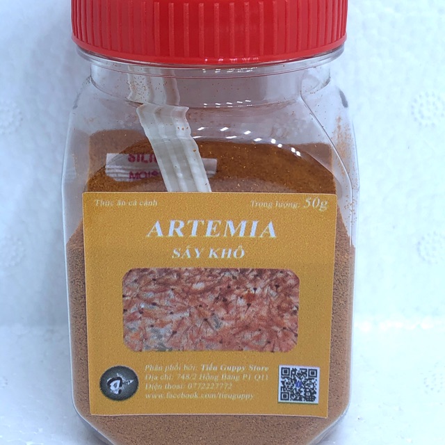 Artemia sấy khô dạng bột - Thức ăn dinh dưỡng và tiện dụng cho cá