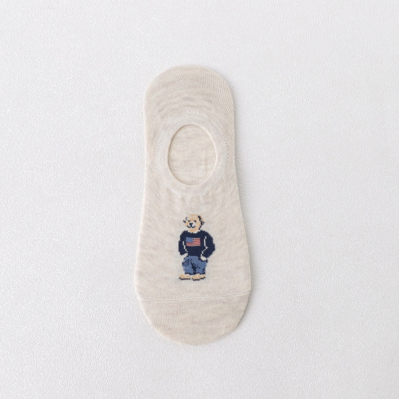 Vớ Thuyền Cotton Mỏng Cổ Thấp Miệng Nông Thời Trang Mùa Hè 2022 Cho Nam Silicone