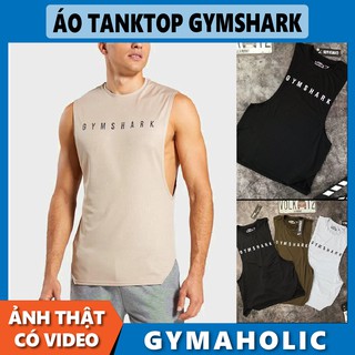 [ Mua 2 Giảm 20K ] - Áo ba lỗ Gymshark cao cấp - Áo Tanktop tập gym - Gymaholic