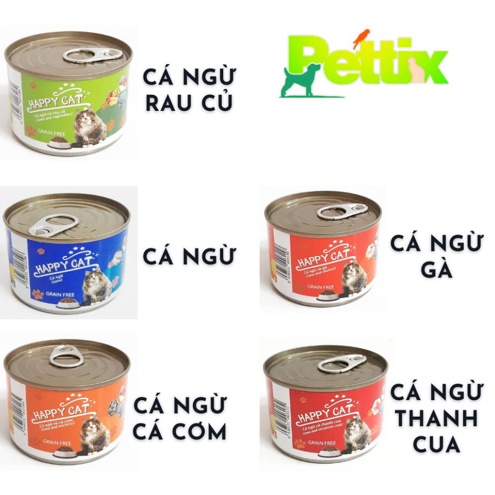 Pate Cho Mèo Happy Cat 160gr 5 Hương Vị ... Cún ún shop