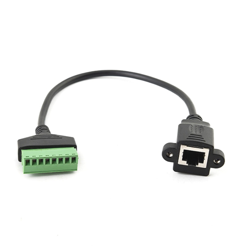 Nama Đầu Nối Dây Cáp Rj45 Ethernet Sang 8 Pin Cho CCTV Digital DVR