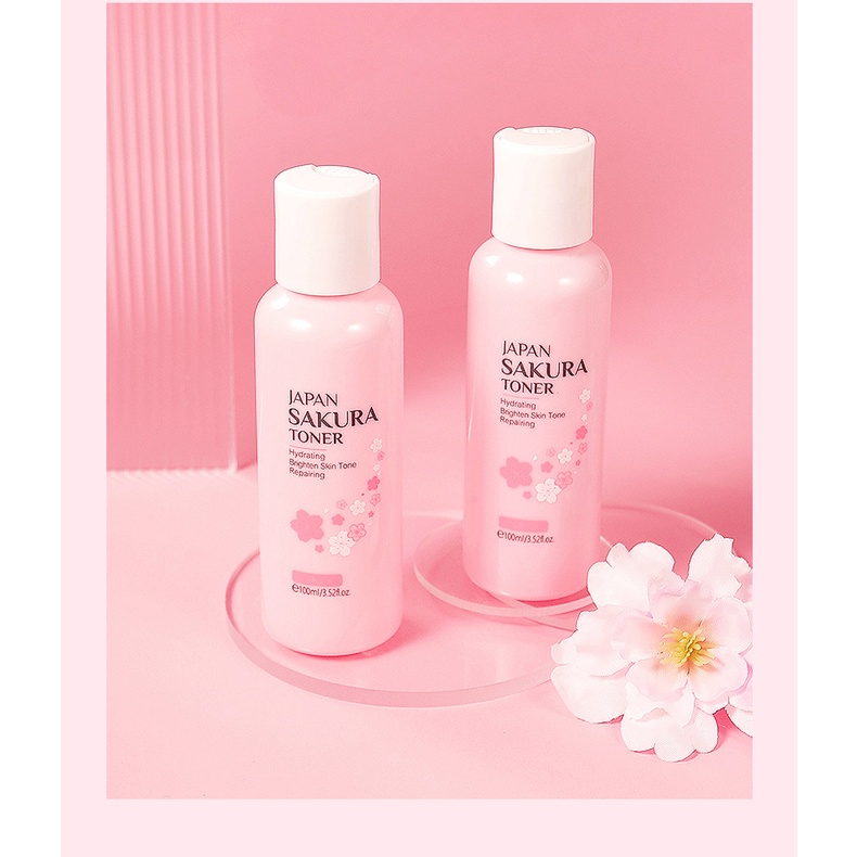 Nước Hoa Anh Đào LAIKOU 100ml Nuôi Dưỡng Làm Trẻ Hóa Làn Da