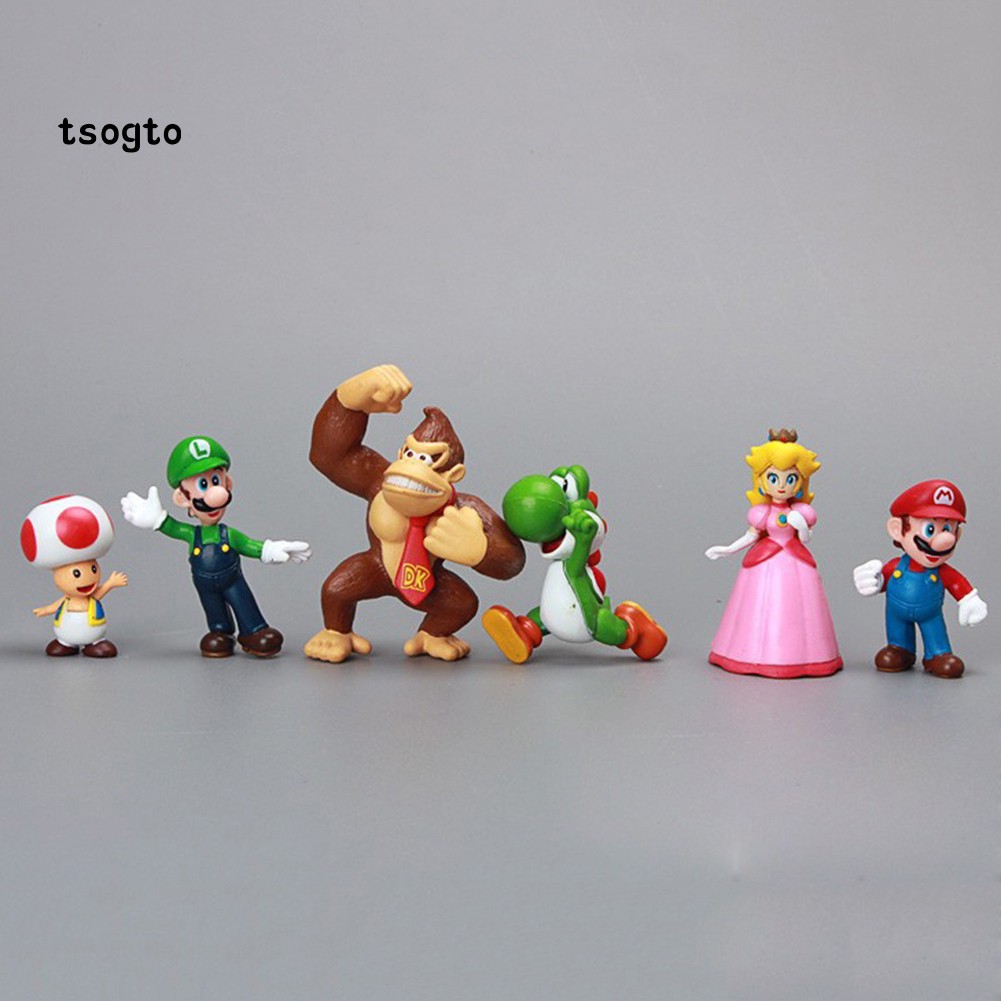 Set 18 Mô Hình Đồ Chơi Các Nhân Vật Trong Game Super Mario