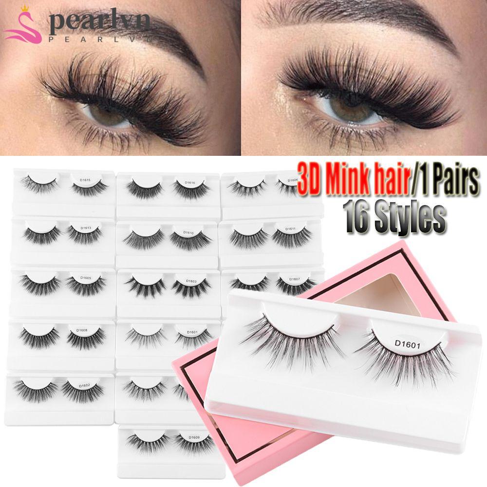 [Hàng mới về] Cặp lông mi giả SKONHED 3D bằng lông cừu giả mềm làm thủ công cho nữ