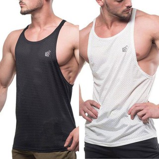 spot* Men Muscle Sleeveless Shirt Tank Top Bodybuilding Sport Fitness Workout Vest