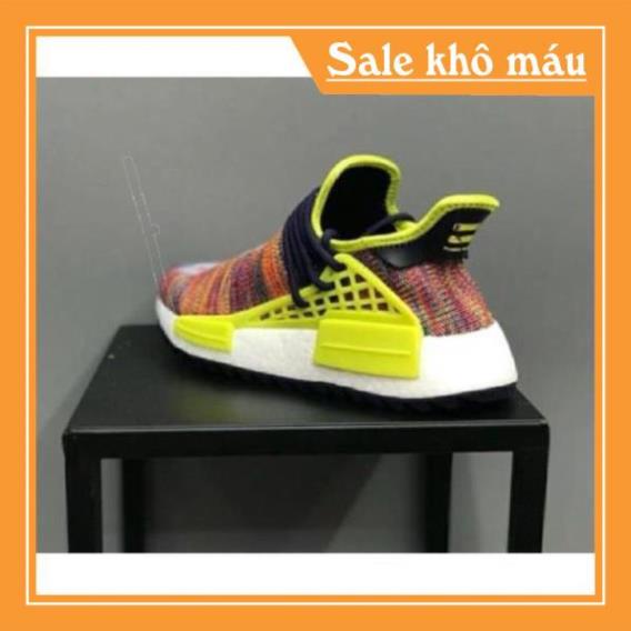 ADIDAS HUMAN RACE NMD Giày thể thao cao cấp phối thổ cẩm độc đáo dành cho nam và nữ -bh 12