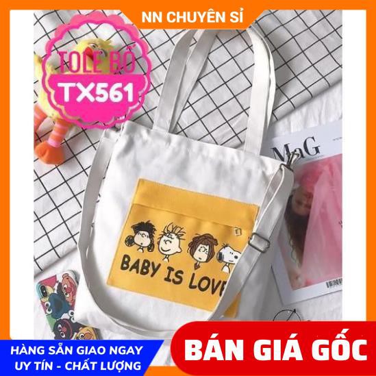 TÚI TOTE IN HÌNH BABY SIÊU CƯNG TX561 ⚡100% ẢNH THẬT⚡ TÚI GIÁ RẺ