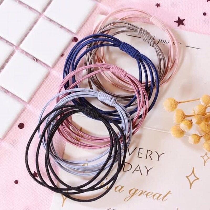 1 chiếc nơ buộc tóc nhiều màu xinh xắn